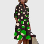 Elegant dress for everyday wear and dinner – Dress with pockets for women