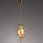 Skandinavisk LED Pendellampe i Glas med Varmt Design – Amber eller Antracitgrå