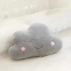 Plush decorative pillow for indoor use
