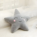 Plush decorative pillow for indoor use