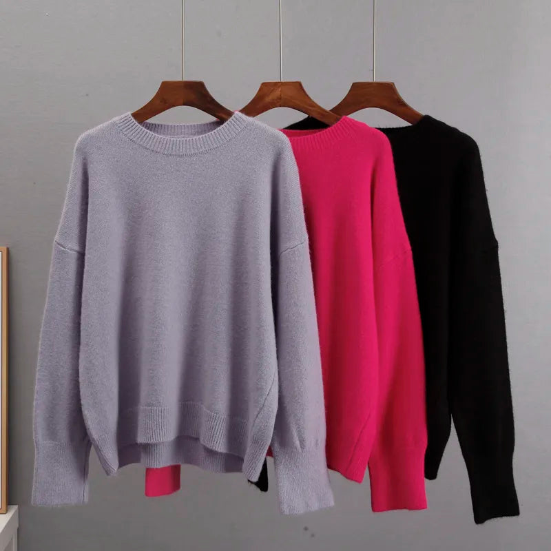 Soft knit sweater for everyday comfort – Knit sweater for women