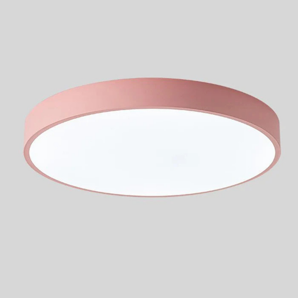 Warm ceiling lighting for living room and hallway – Ceiling lamp in wood with LED