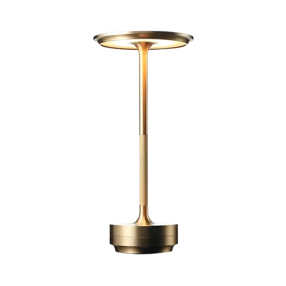 Minimalist lighting for living room and bedroom – LED table lamp in Japandi style