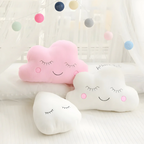 Plush decorative pillow for indoor use