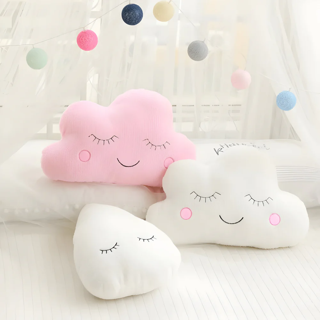 Plush decorative pillow for indoor use