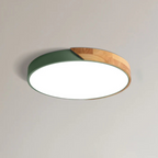 Warm ceiling lighting for living room and hallway – Ceiling lamp in wood with LED