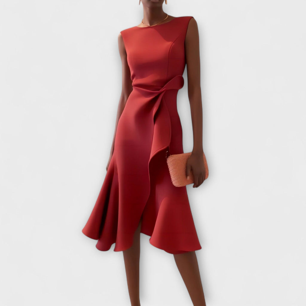 Stylish midi dress for work and parties – Dress for women