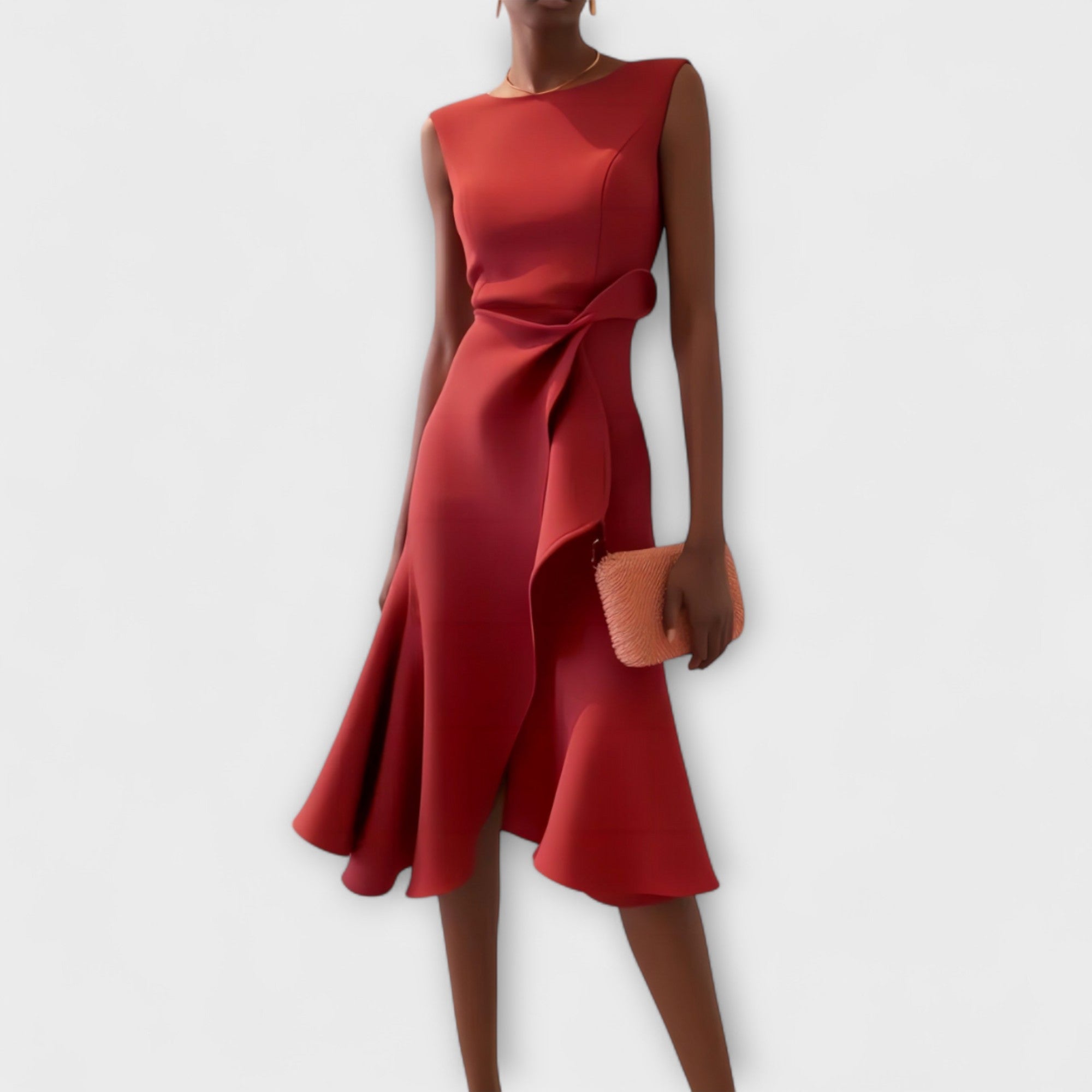 Stylish midi dress for work and parties – Dress for women