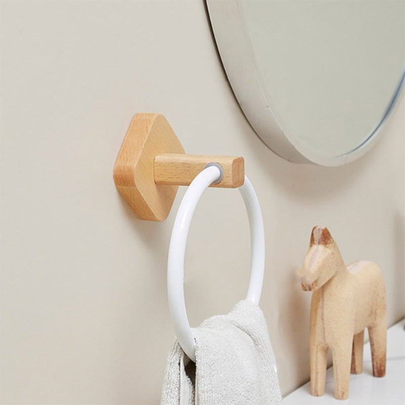 Towel ring for bathroom for indoor use