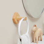 Towel ring for bathroom for indoor use