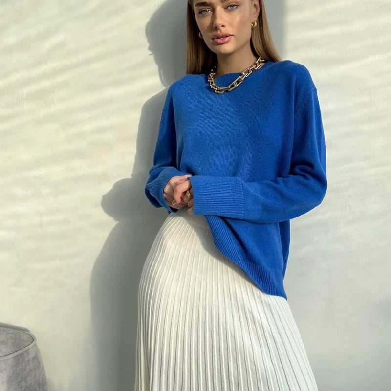 Soft knit sweater for everyday comfort – Knit sweater for women