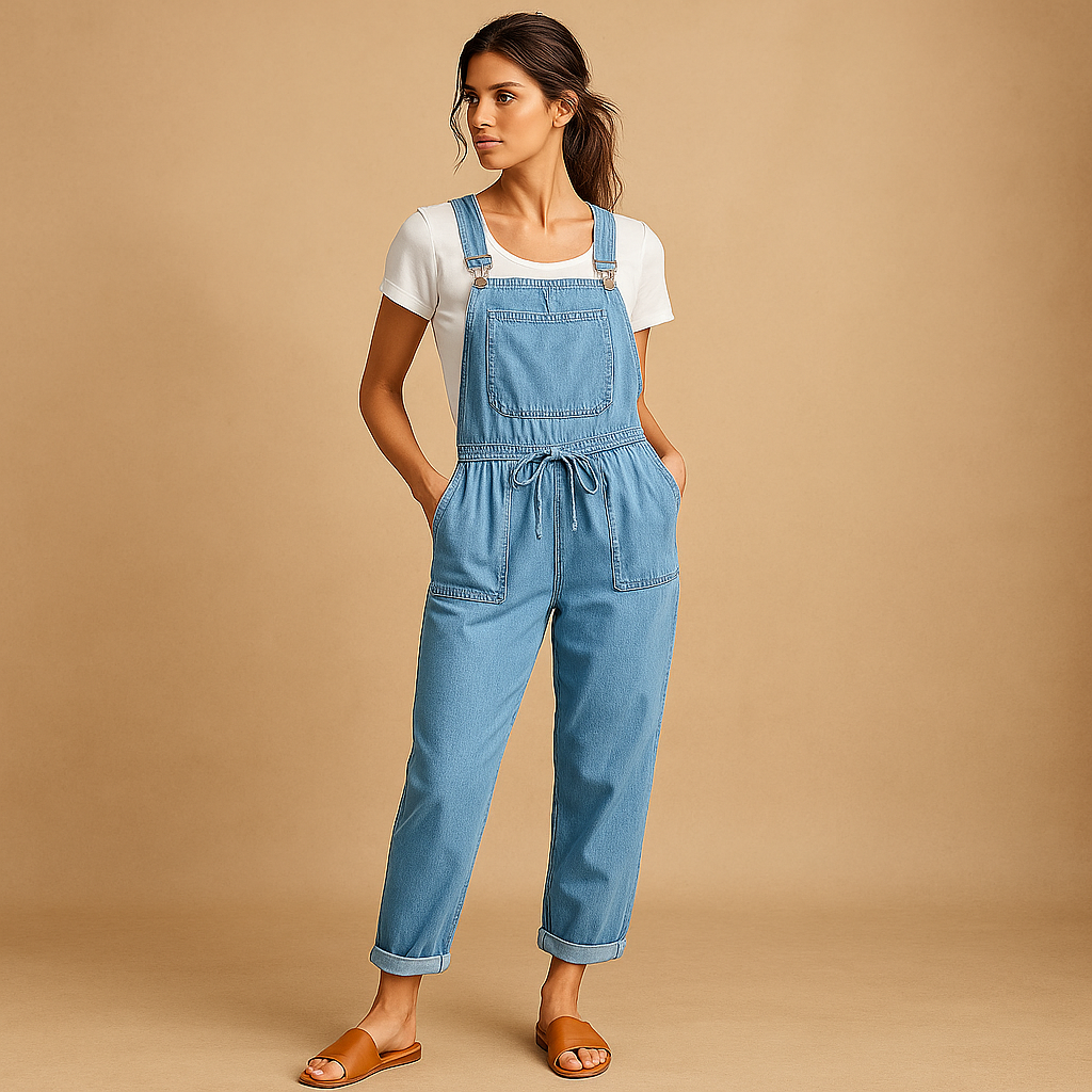 Relaxed outfit for everyday use – Denim overalls for women