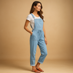 Relaxed outfit for everyday use – Denim overalls for women