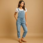 Relaxed outfit for everyday use – Denim overalls for women