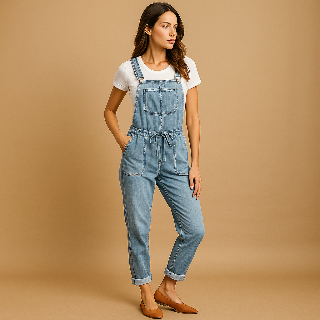 Relaxed outfit for everyday use – Denim overalls for women