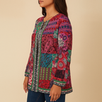 Farverig boho cardigan til hverdagsbrug – Strik cardigan til kvinder