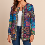 Farverig boho cardigan til hverdagsbrug – Strik cardigan til kvinder