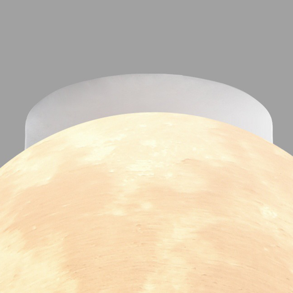 Plafondlampe med Måneinspireret Form til Indendørs Brug