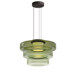 Moderne loftbelysning til stue og spiseområde – Glas pendellampe i Bauhaus stil