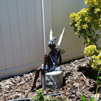 Decorative Garden Accent for Outdoor Spaces – Resin Sitting Fairy Figurine
