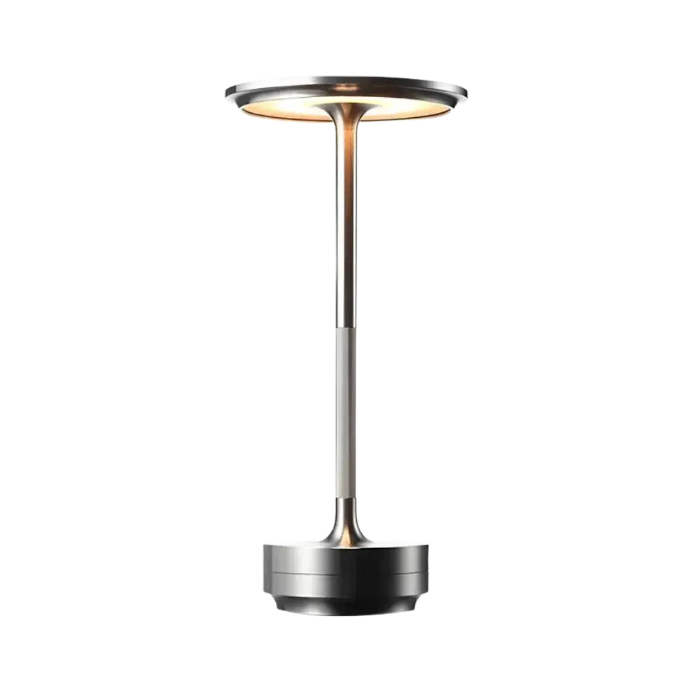 Minimalistisk Japandi LED Bordlampe – Moderne Lampe til Stue og Soveværelse