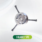 Efficient Grass Trimming for Garden Maintenance – Brush Cutter Replacement Head with Metal Blades