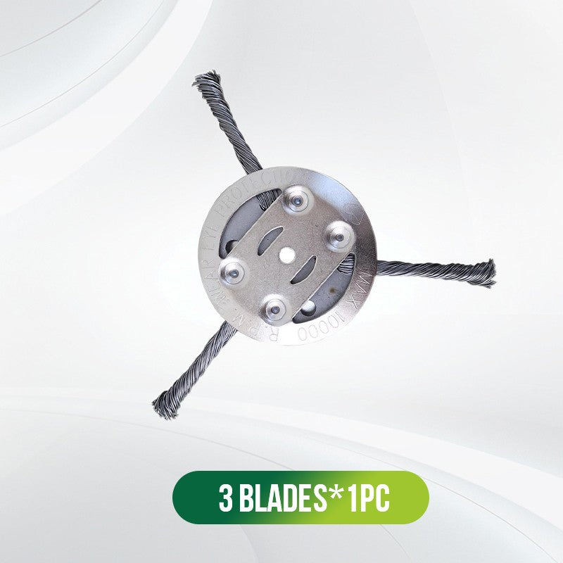 Efficient Grass Trimming for Garden Maintenance – Brush Cutter Replacement Head with Metal Blades