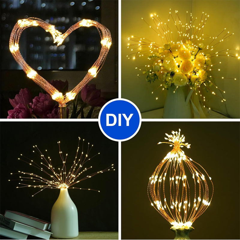 Decorative Outdoor Lighting for Garden and Pathways – Solar Fireworks LED Lights