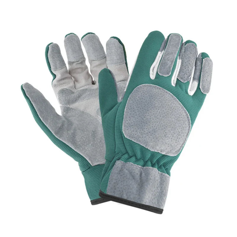 Hand Protection for Gardening and Pruning – Garden Gloves with Cowhide Reinforcement