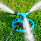 Efficient Lawn Watering for Garden Areas – 360° Rotating Lawn Sprinkler with Pressure Control