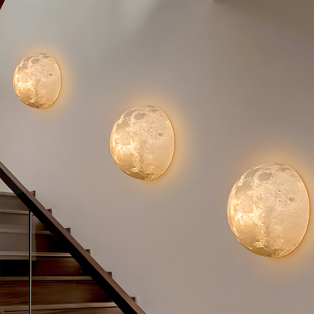 Væglampe med Måneformet Design til Indendørs Brug
