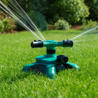 Efficient Lawn Watering for Garden Areas – 360° Rotating Lawn Sprinkler with Pressure Control