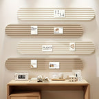 Flexible organization for home office and wall – Self-adhesive bulletin board panels in fabric with cork look