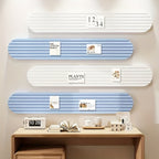 Flexible organization for home office and wall – Self-adhesive bulletin board panels in fabric with cork look