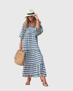 Boho maxikjole til sommer og ferie – Lang kjole til kvinder