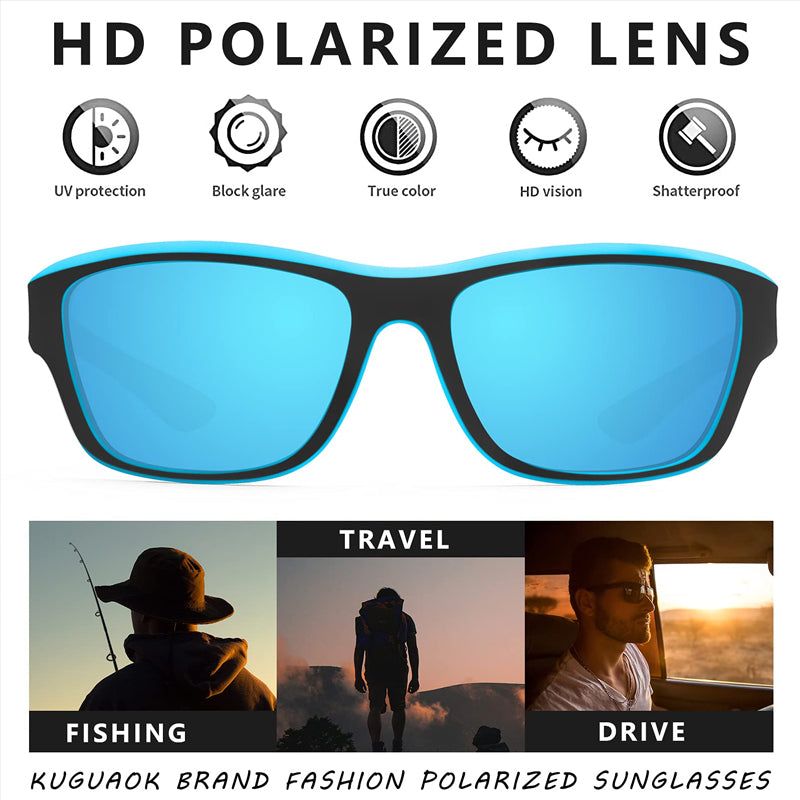 Clear Vision for Sports and Outdoor Activities – Polarized Sports Sunglasses with UV400 Protection