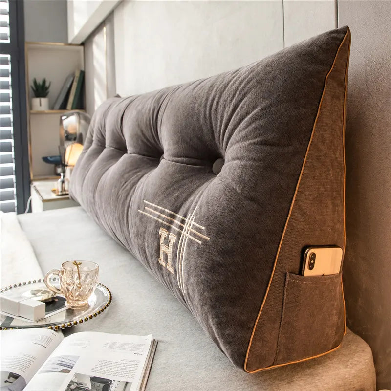Large decorative cushion for indoor use