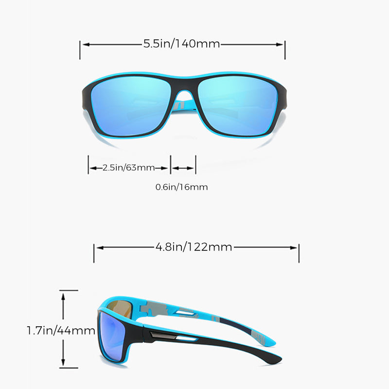 Clear Vision for Sports and Outdoor Activities – Polarized Sports Sunglasses with UV400 Protection