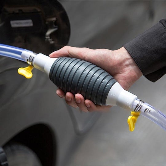 Easy Liquid Transfer for Fuel and Water – Manual Siphon Pump