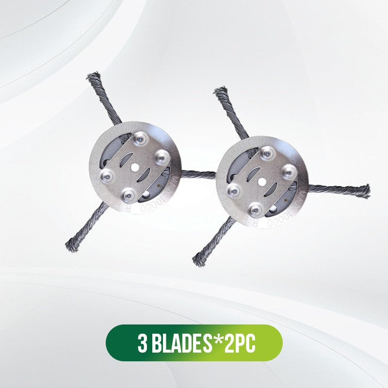 Efficient Grass Trimming for Garden Maintenance – Brush Cutter Replacement Head with Metal Blades