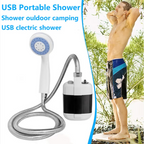 Portable Outdoor Shower for Camping and Travel – USB Camping Shower with Rechargeable Battery