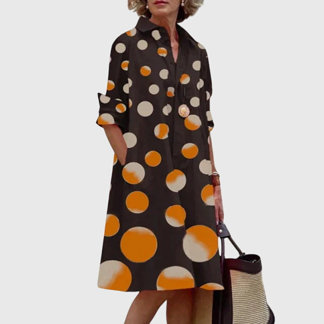 Elegant dress for everyday wear and dinner – Dress with pockets for women