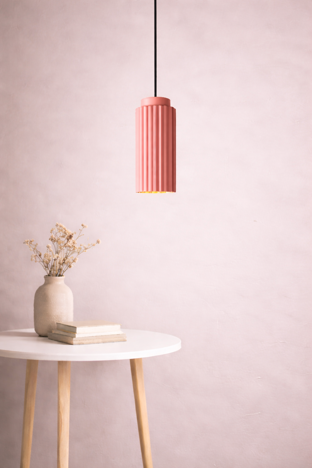 Simple ceiling lighting for living room and dining area – LED pendant lamp in Scandinavian style