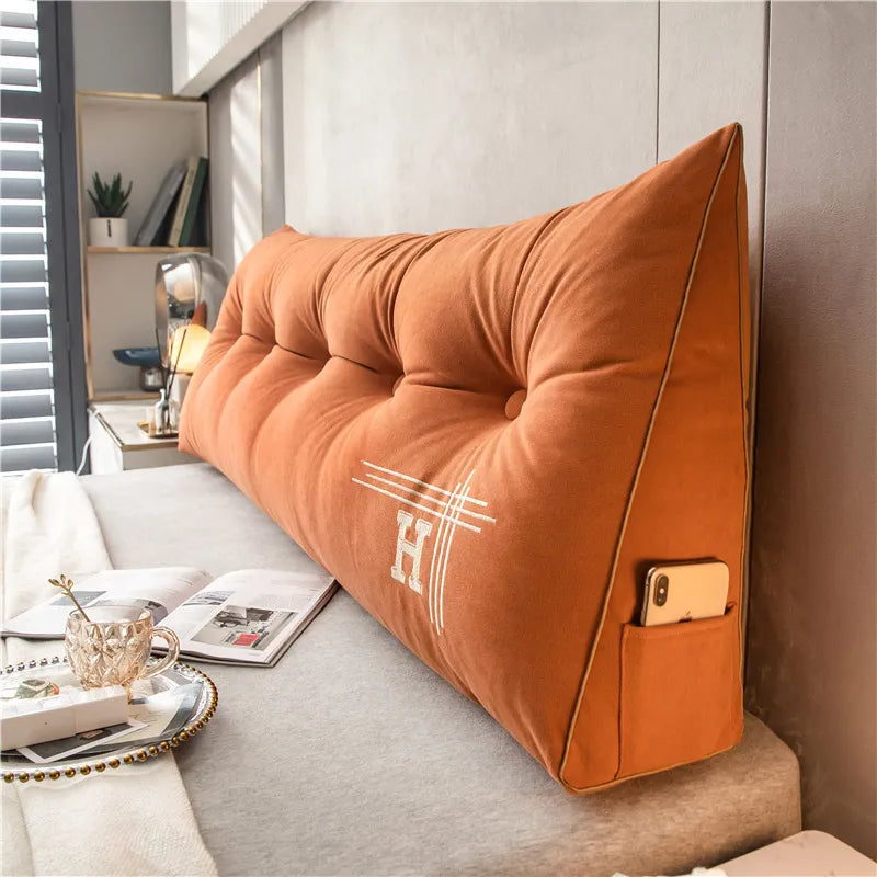Large decorative cushion for indoor use