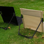 Comfortable Outdoor Seating for Camping and Picnics – Foldable Floor Chair with Backrest