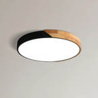 Warm ceiling lighting for living room and hallway – Ceiling lamp in wood with LED