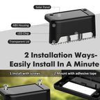 Motion-Activated Outdoor Lighting for Garden and Pathways – Solar Patio Lights with Motion Sensor
