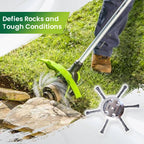 Efficient Grass Trimming for Garden Maintenance – Brush Cutter Replacement Head with Metal Blades