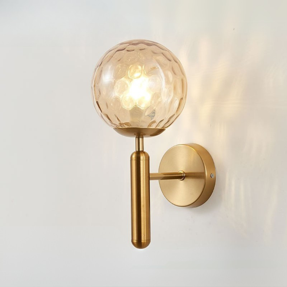 Round wall lighting for living room and hallway – Wall lamp with ball shape in Nordic style