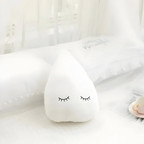 Plush decorative pillow for indoor use